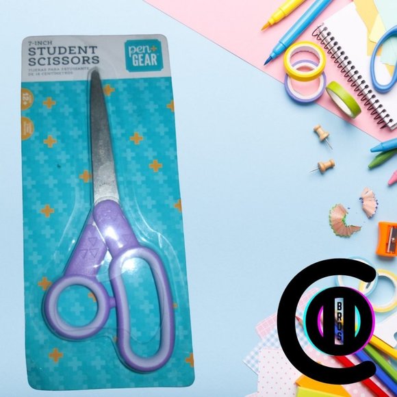 Pen + Gear 7-inch Student Scissors Purple - Picture 1 of 2